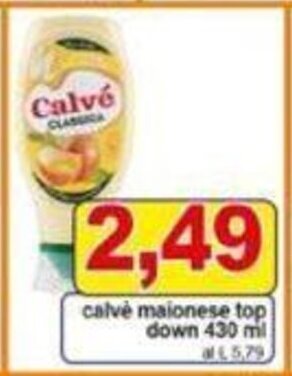 Pewex calve maionese top down 430 ml offerta