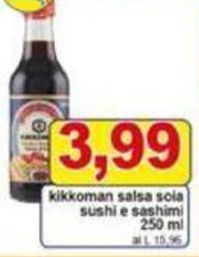 Pewex kikkoman salsa soia sushi e sashimi 250 ml offerta