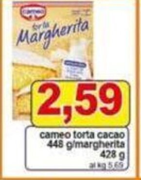 cameo torta cacao 448 g/margherita 428 g