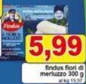 Pewex findus fiori di merluzzo 300 g offerta