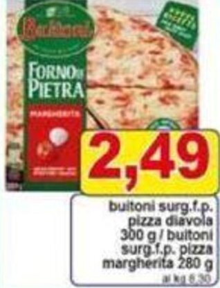 Pewex buitoni surg.f.p. pizza diavola 300 g/280 g offerta