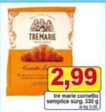 Pewex tre marie cornetto semplice surg. 330 g offerta
