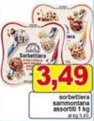 Pewex sorbettiera sammontana assortiti 1 kg offerta