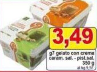 Pewex g7 gelato con crema caram. sal.-pist.sal. 350 g offerta