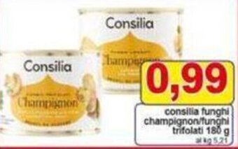 Pewex consilia funghi champignon/funghi trifolati 180 g offerta