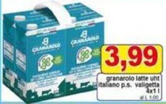 granarolo latte uht italiano p.s. valigetta 4x11l
