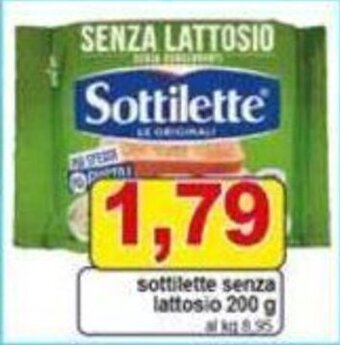 Pewex sottilette senza lattosio 200 g offerta