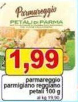 Pewex parmigiano reggiano petali 100 g offerta