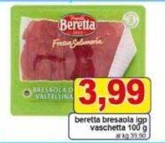 Pewex beretta bresaola igp vaschetta 100 g offerta