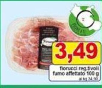 Pewex fiorucci reg.tivoli fumo affettato 100 g offerta