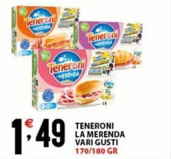 Sisa TENERONI LA MERENDA 170/180 GR offerta