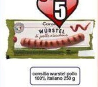 consilia wurstel pollo 250 g