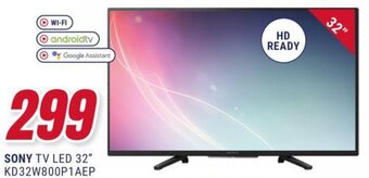 Trony SONY TV LED 32" KD32W800P1AEP offerta