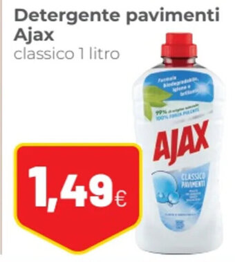 Coop Detergente pavimenti Ajax classico 1 litro offerta