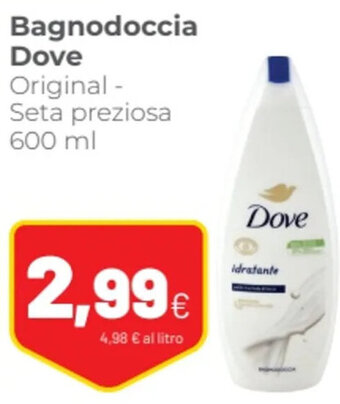 Coop Bagnodoccia Dove Original Seta preziosa 600 ml offerta