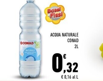 Conad Margherita Conad acqua naturale offerta