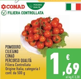 Conad Conad pomodoro ciliegino percorso qualita offerta