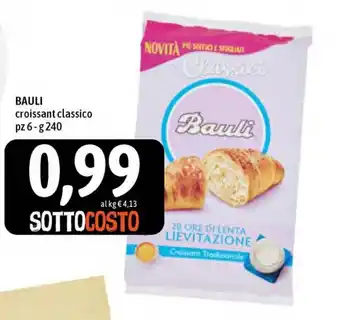 Famila Superstore Bauli croissant classico 6pz 240g offerta