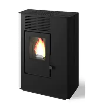 Eurobrico Stufa a pellet slim lia bianca 8,o kw - punto fuoco offerta