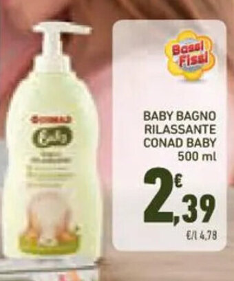 Conad Superstore BABY BAGNO RILASSANTE CONAD BABY 500 ml offerta