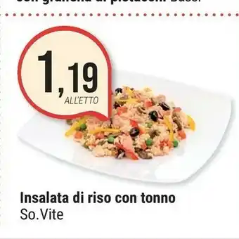 Supermercati Gulliver Insalata Di Riso Con Tonno offerta