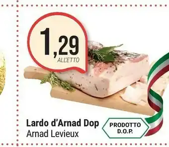 Supermercati Gulliver Lardo D'arnad Dop offerta