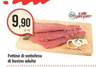 Supermercati Gulliver Fettine Di Sottofesa Di Bovino Adulto offerta