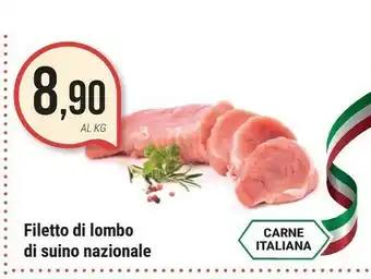 Supermercati Gulliver Filetto Di Lombo Di Suino Nazionale offerta