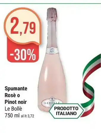 Supermercati Gulliver Le Bolle Spumante Rose 750 Ml offerta