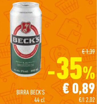 Conad Superstore BIRRA BECK'S 44 cl offerta