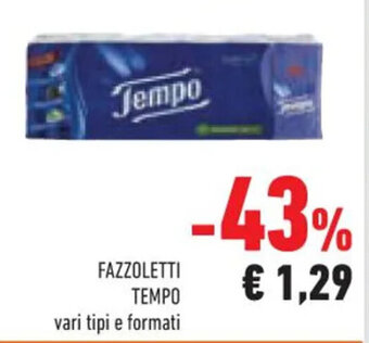 Conad Superstore FAZZOLETTI TEMPO offerta