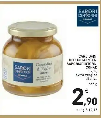 Conad Carciofini Di Puglia Interi offerta