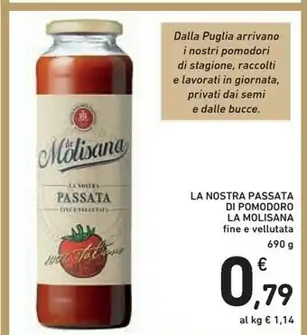 Conad La Molisana La Nostra Passata Di Pomodoro offerta
