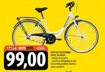 Famila Superstore Bicicletta Donna Mod. Olanda offerta