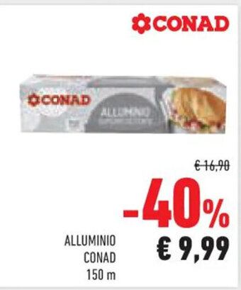 Conad Superstore ALLUMINIO CONAD 150 m offerta