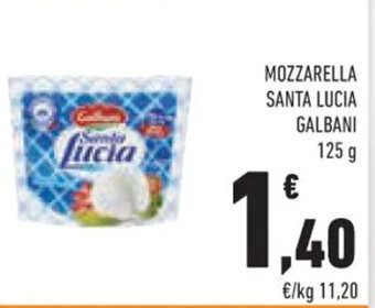 Conad Superstore MOZZARELLA SANTA LUCIA GALBANI 125 g offerta