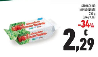 Conad Superstore STRACCHINO NONNO NANNI 250 g offerta