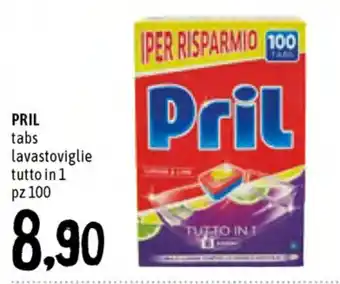 Famila Superstore Pril tabs lavastoviglie tutto in 1 100pz offerta