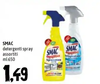 Famila Superstore Smac detergente spray 650ml offerta
