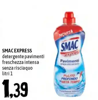Famila Superstore Smac Express detergente pavimenti 1 litri offerta