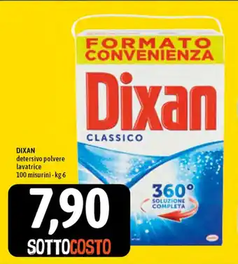 Famila Superstore Dixan detersivo polvere lavatrice 6kg offerta
