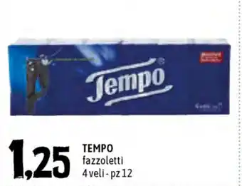 Famila Superstore Tempo fazzoletti 12pz offerta