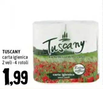 Famila Superstore Tuscany Carta igienica 4 rotoli offerta
