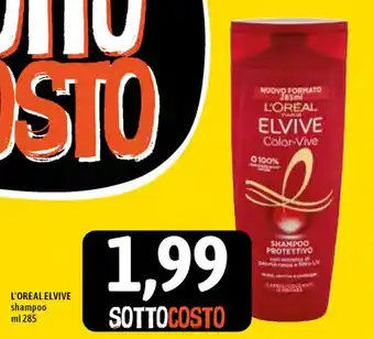 Famila Superstore L'Oréal Elvive shampoo 285ml offerta
