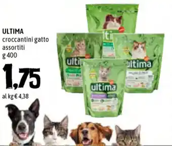 Famila Superstore Ultima Croccantini gatto 400g offerta
