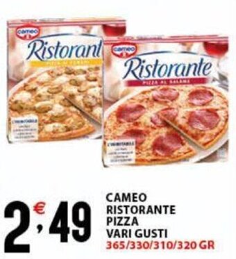 Sisa CAMEO RISTORANTE PIZZA 365/330/310/320 GR offerta
