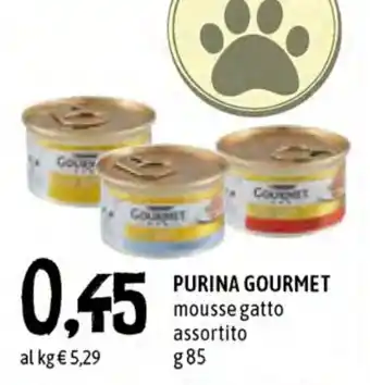 Famila Superstore Purina Gourmet Mousse gatto 85g offerta
