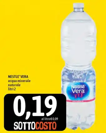 Famila Superstore Nestlé Vera Acqua Minerale Naturale 2 litri offerta