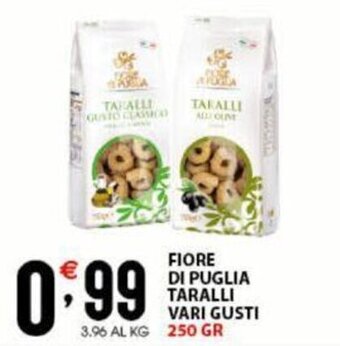 Sisa FIORE DI PUGLIA TARALLI 250 GR offerta