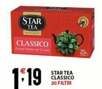 Sisa STAR TEA CLASSICO 20 FILTRI offerta